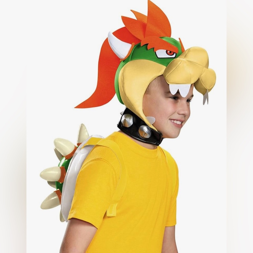 Kids Bowser Headpiece and Shell